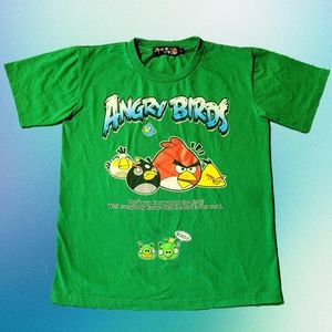Angry Birds Green TShirt Medium